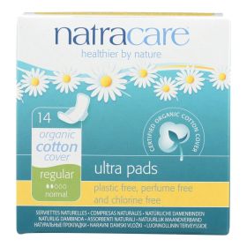 Natracare Natural Ultra Pads W/wings Regular W/organic Cotton Cover - 14 Pack