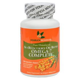 Seabuck Wonders Sea Buckthorn Omega 7 Complete - 500 Mg - 60 Softgels