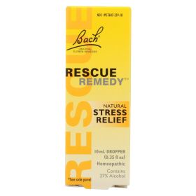 Bach Flower Remedies Rescue Remedy Stress Relief Tincure - 0.35 Fl Oz