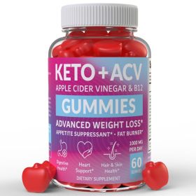 Keto ACV Gummies Advanced Weight Loss Tasty and Low Sugar ACV Keto Gummies for Weight Loss Digestion Cleansing No Gluten No GMO Vegan Keto Apple