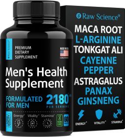 Nitric Oxide Supplements for Men Black Maca Root L Arginine Tongkat Ali Longjack Ginseng Tribulus Terrestris Muira Puama Mens Fertility Supplemen