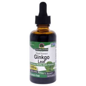 Ginkgo Leaf Extract AF - 2000 mg by Natures Answer for Unisex - 2 oz Dietary Supplement