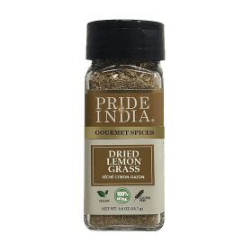 Pride of India | Lemongrass Fine Cut & Sifted 0.8 oz (22.7 gm) Small Dual Sifter Bottle | Ideal for Cooking & Drinks | Perfect seasoning for Soup