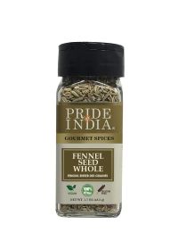 Pride of India â€“ Fennel Seed Whole â€“ Gourmet Spice â€“ Fresh & Aromatic â€“ Mouth Freshener â€“ GMO/Gluten Free â€“ Flavoring for bakes