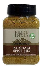 Pride Of India - Natural Indian Kitchari Spice Seasoning - 8oz (227gm) Sifting Jar - Make Perfect Tasting Rice & Lentil Pilaf - No Prep Needed -