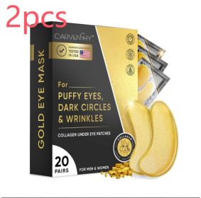 Eye Bag Removal Wrinkle Lifting And Tightening 24K Gold Eye Mask Patch (Option: 2pcs Eye Mask 20PAIRS)