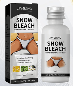 Snow Bleach Cream For Private Part For Private Part, Intimate Areas-Underarm, Neck, Armpit, Knees, Elbows, Dark Spot Remover Cream, Skin Lighteni (Color: White)