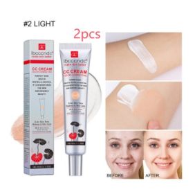 Centella Asiatica CC Cream Concealer Invisible Pores (Option: 2 Light Color-2PCS)