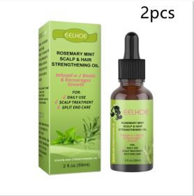 Rosemary Mint Hair Growth Fluid Scalp Massage (Option: 59ml 2pcs)