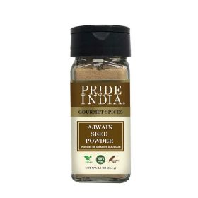 Pride of India – Ajwain Seed Powder – Gourmet Indian Spice – Made from Fresh Carom Seeds – Rich in Nutrients – Aromatic & Flavorful – Easy to Use - 2. (size: 2.1 oz)